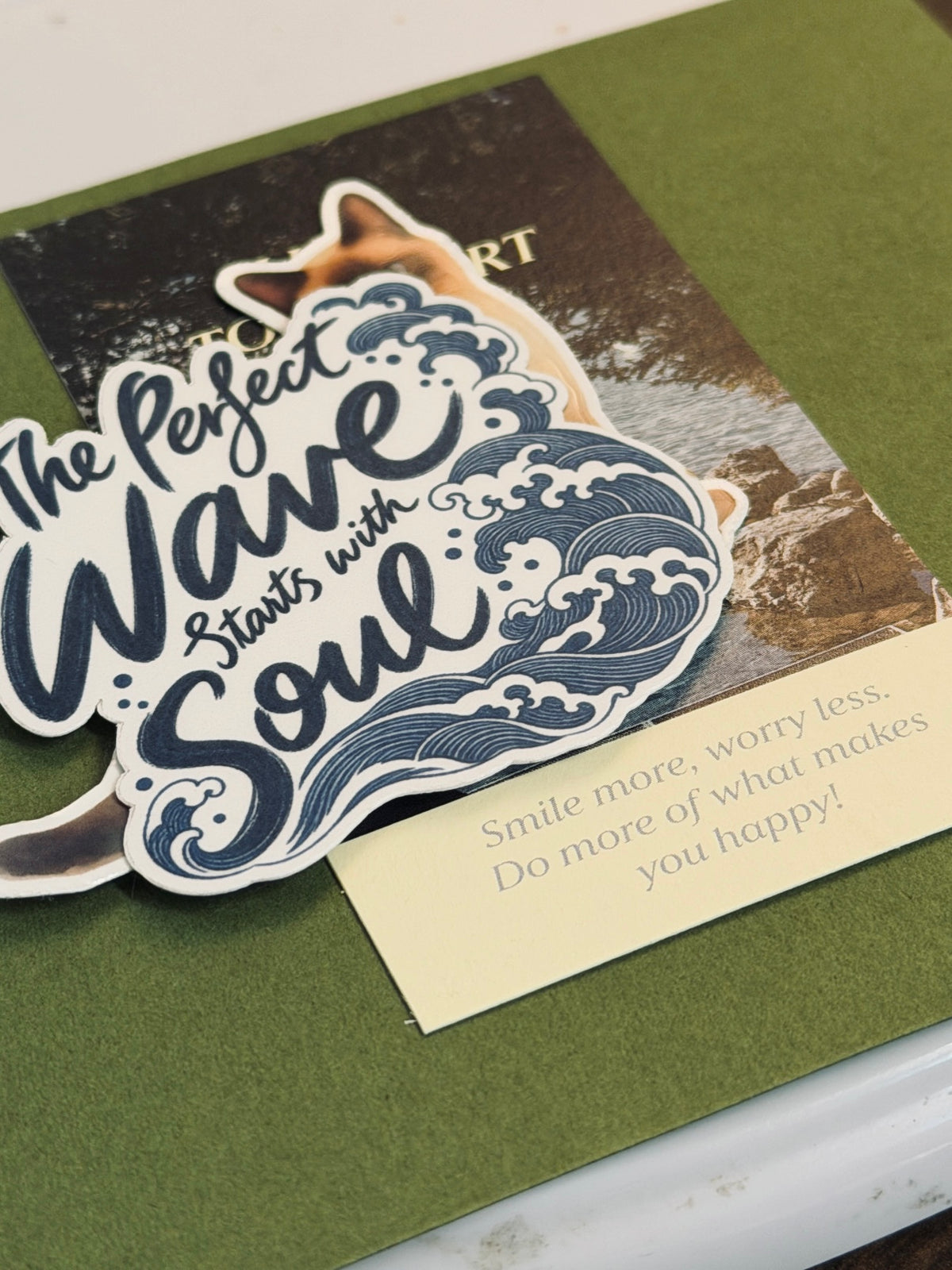 The Perfect Wave Starts with Soul Sticker