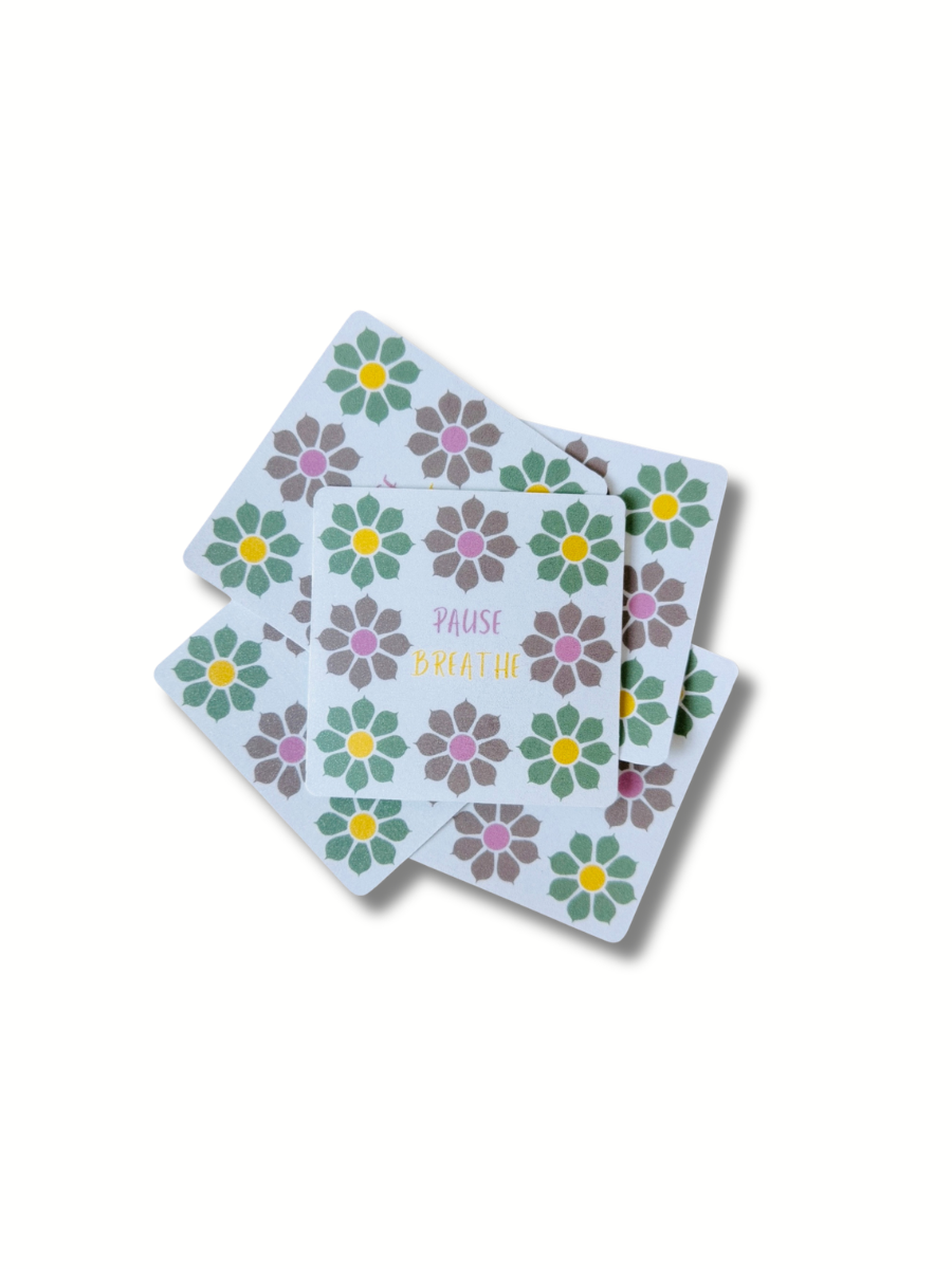 Pause, Breathe Sticker