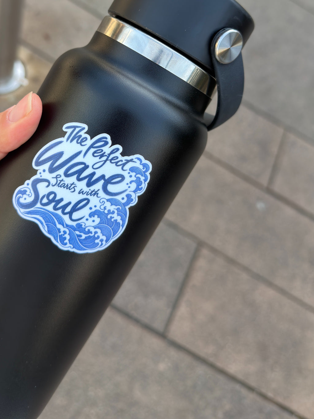 The Perfect Wave Starts with Soul Sticker