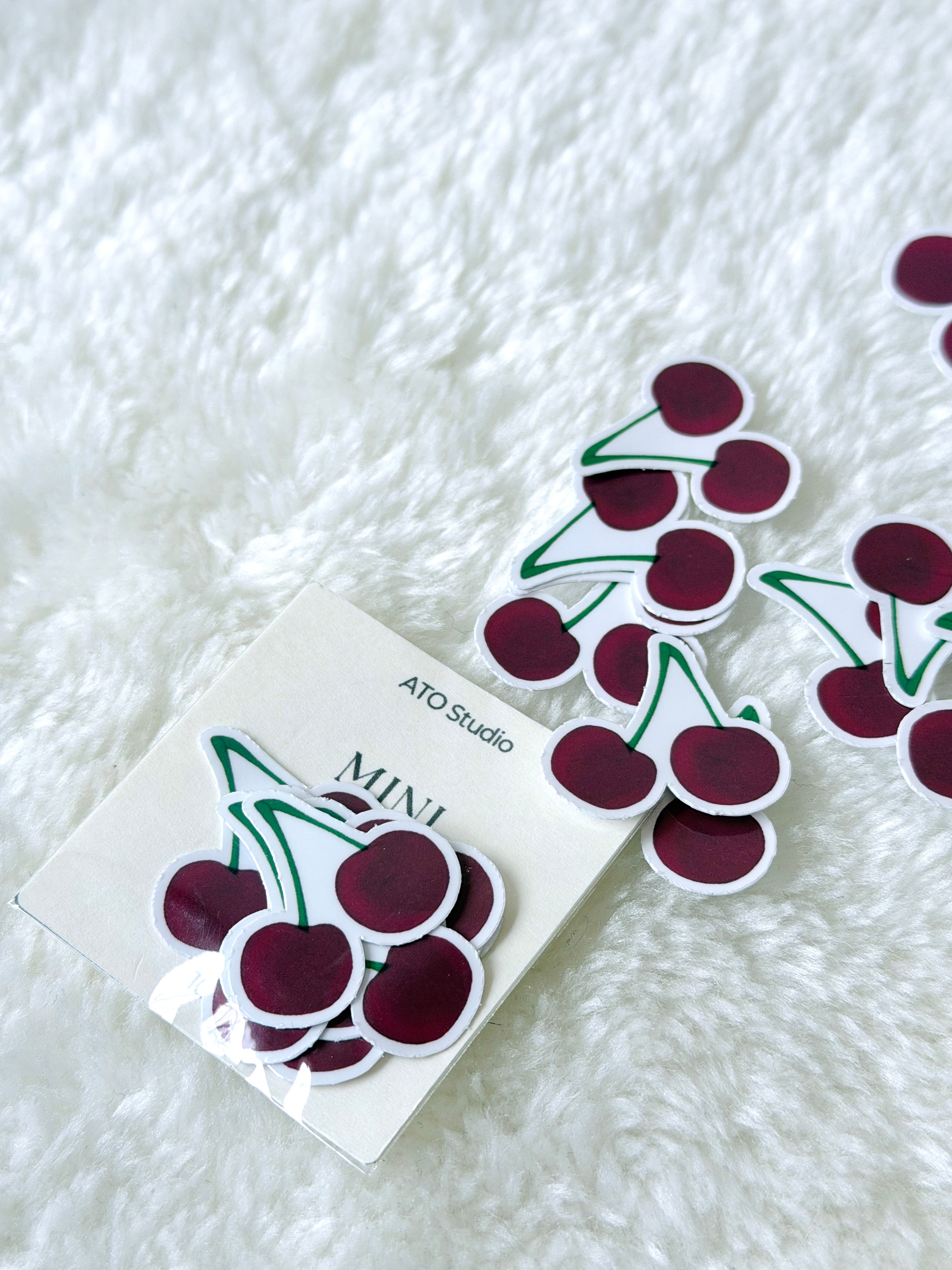 Cherry Mini Sticker Pack | Pack of 10