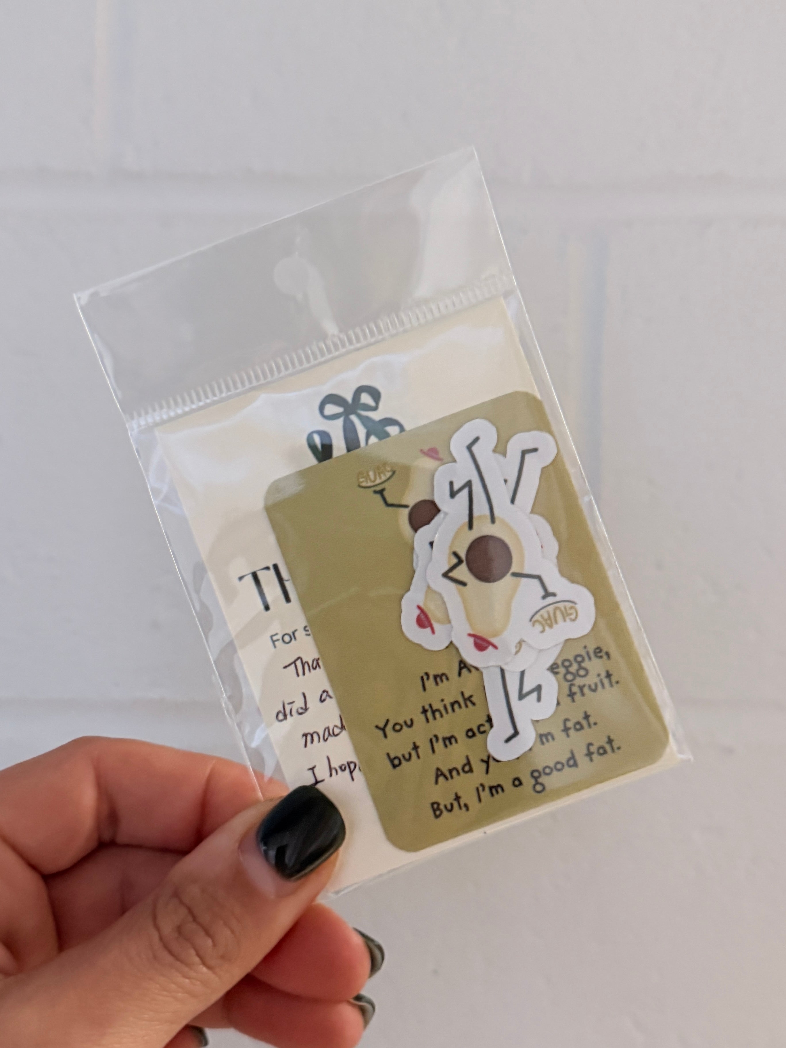 Avocado Socks and Sticker Gift Set