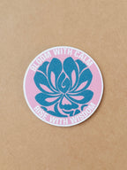 Bloom with calm, Rise with wisdom