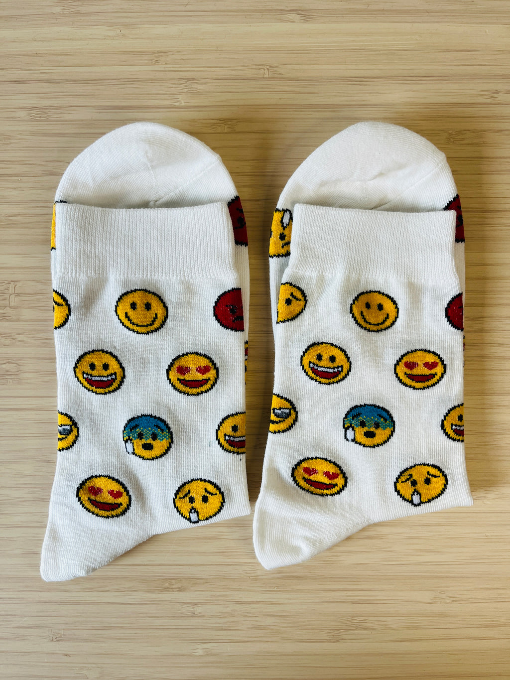 Men's Cotton Crew - Emoticons