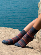 Fair Isle Pattern Premium Cotton [S/M]