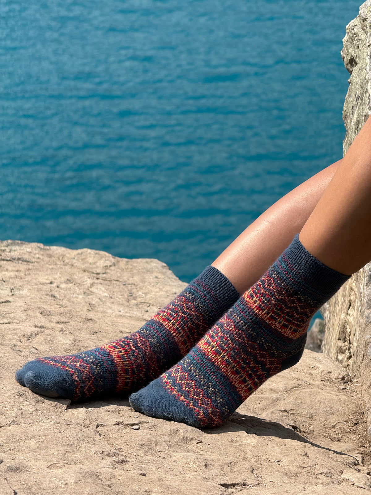 Fair Isle Pattern Premium Cotton [S/M]