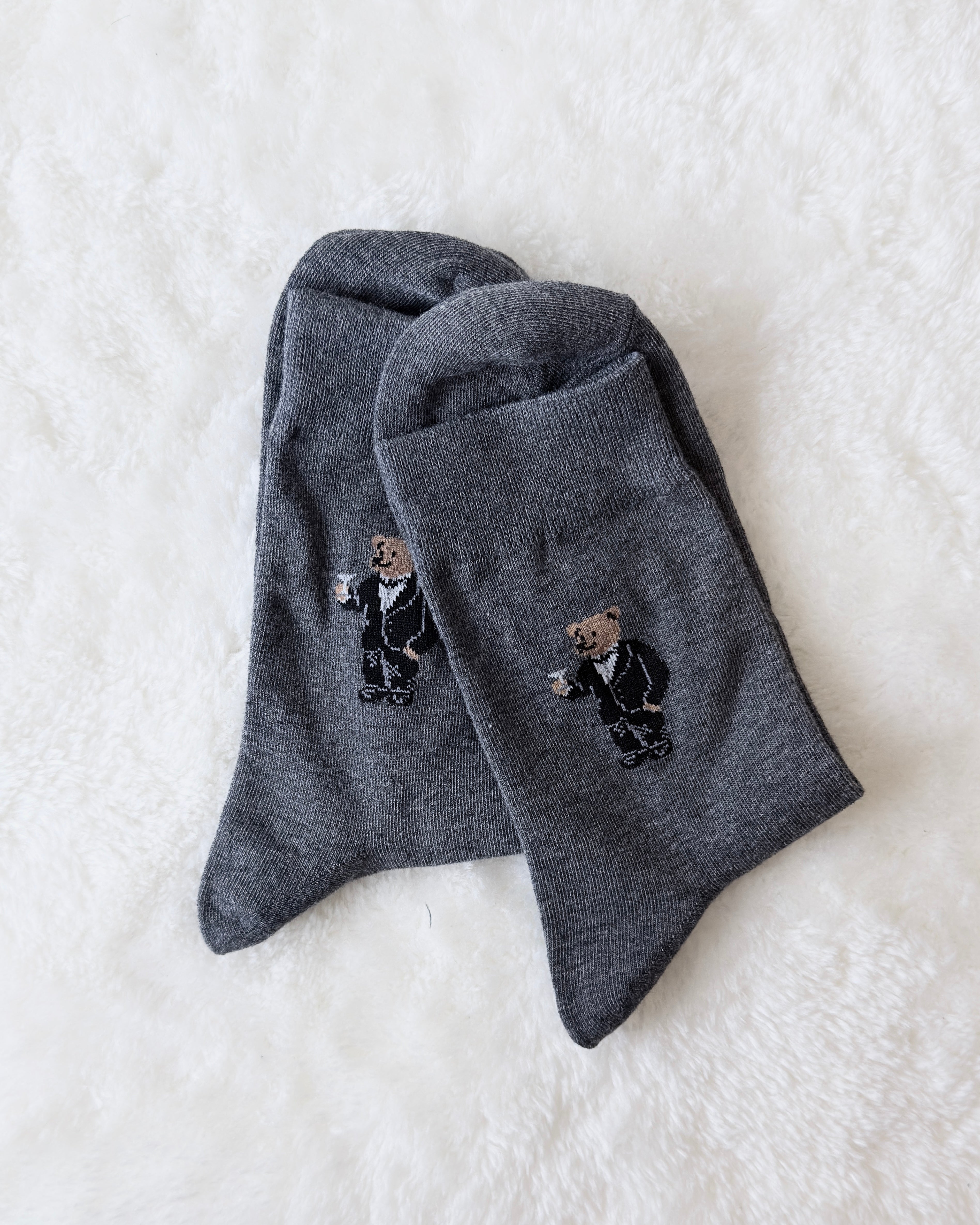 Dandy Bear Dress Socks