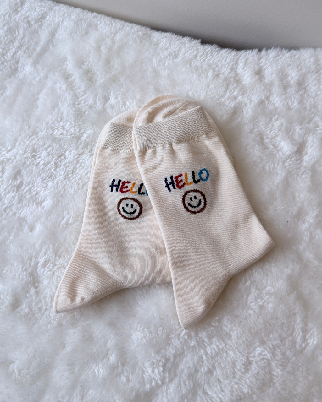 Lettering Dress Socks