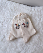 Lettering Dress Socks