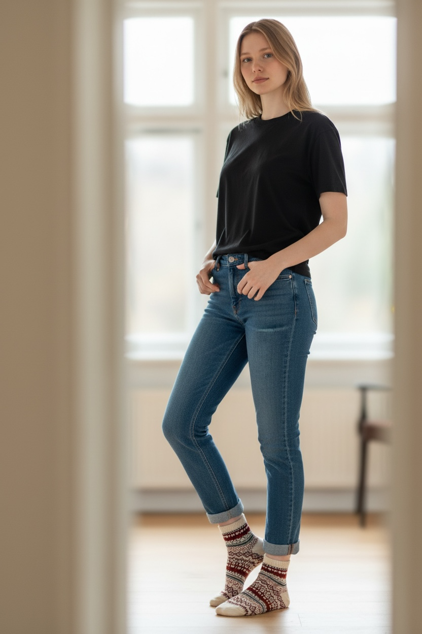 Fair Isle Pattern socks