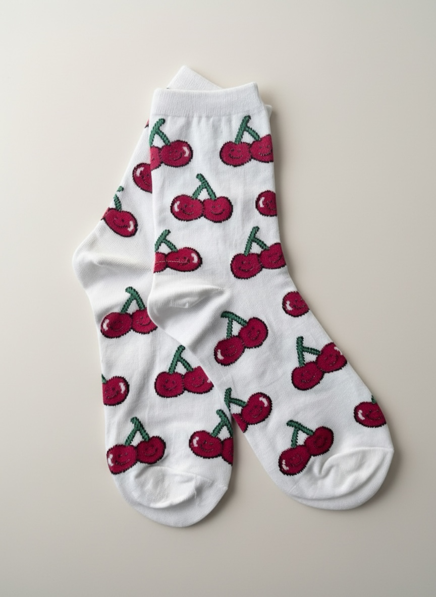 ATO Fruit Bites Socks - Avocado & Cherry Socks