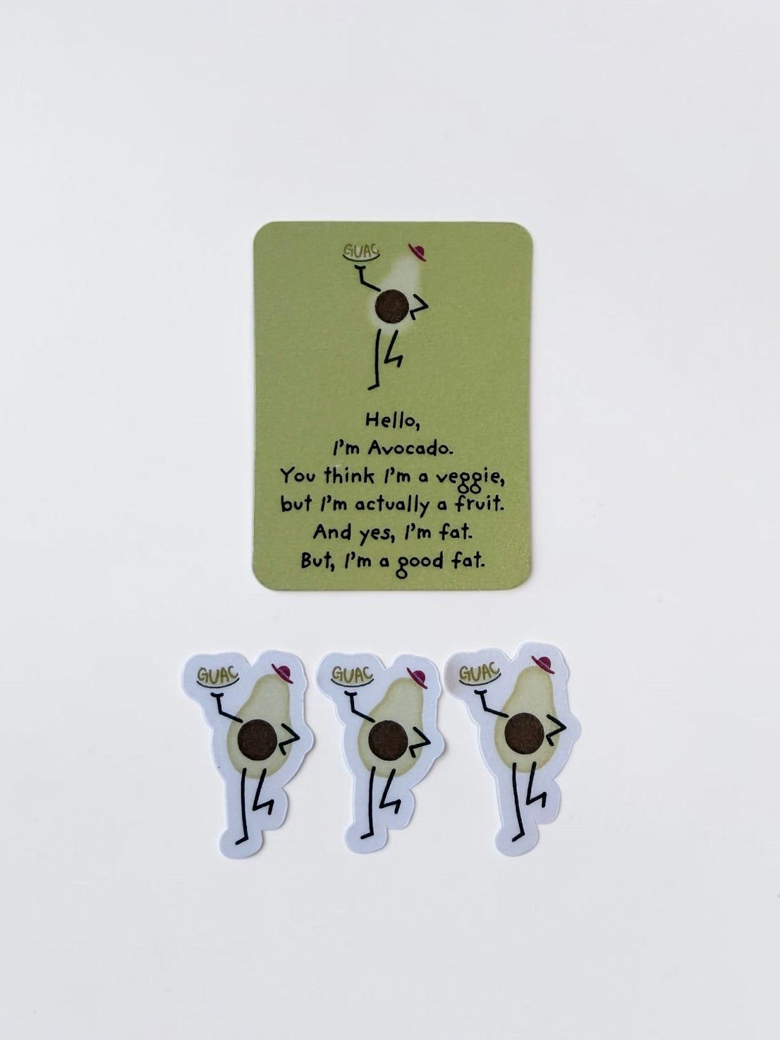 Avocado Sticker Set