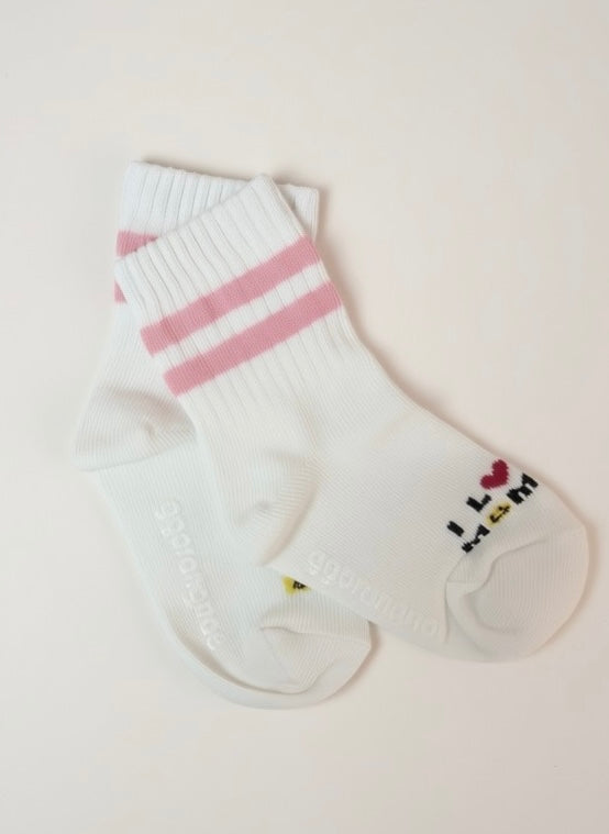 I love Mommy & Daddy Mix Match Cotton Socks for Kids