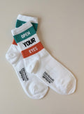Funny Message Pattern Socks | MSG For You