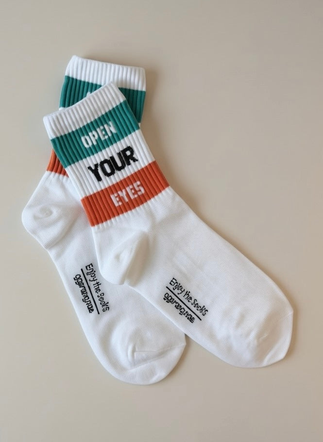 Funny Message Pattern Socks | MSG For You