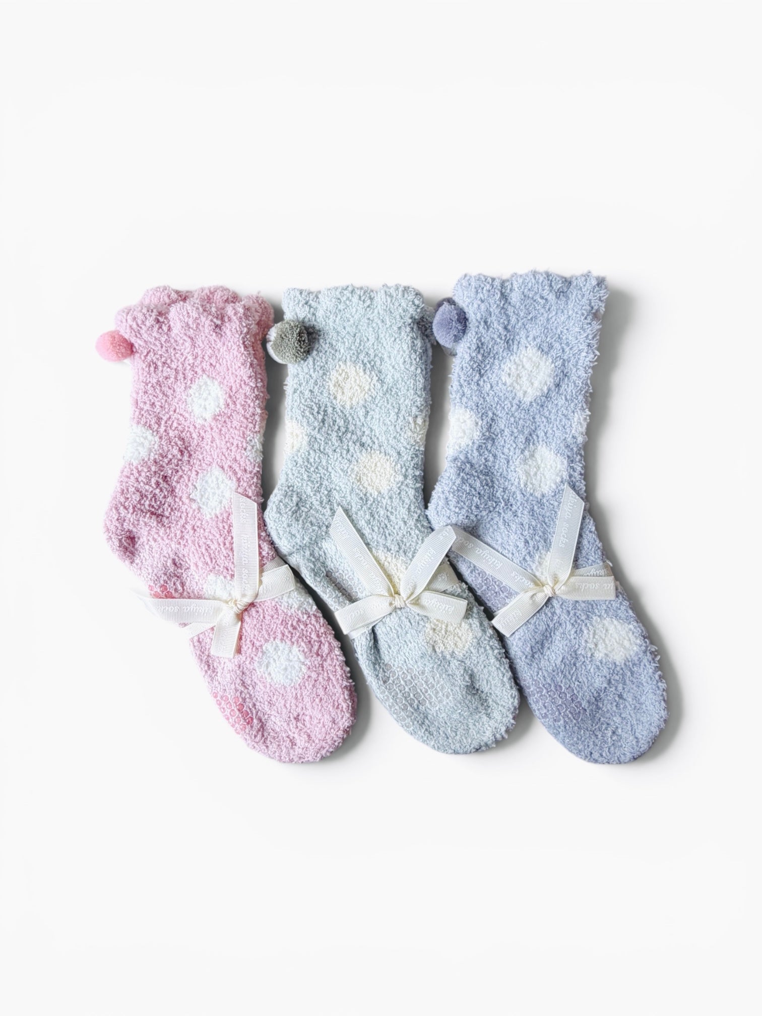 Pom-Pom Fluffy Socks