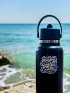 The perfect wave starts with soul, Vinyl Matte Sticker (2.2"x2.16")