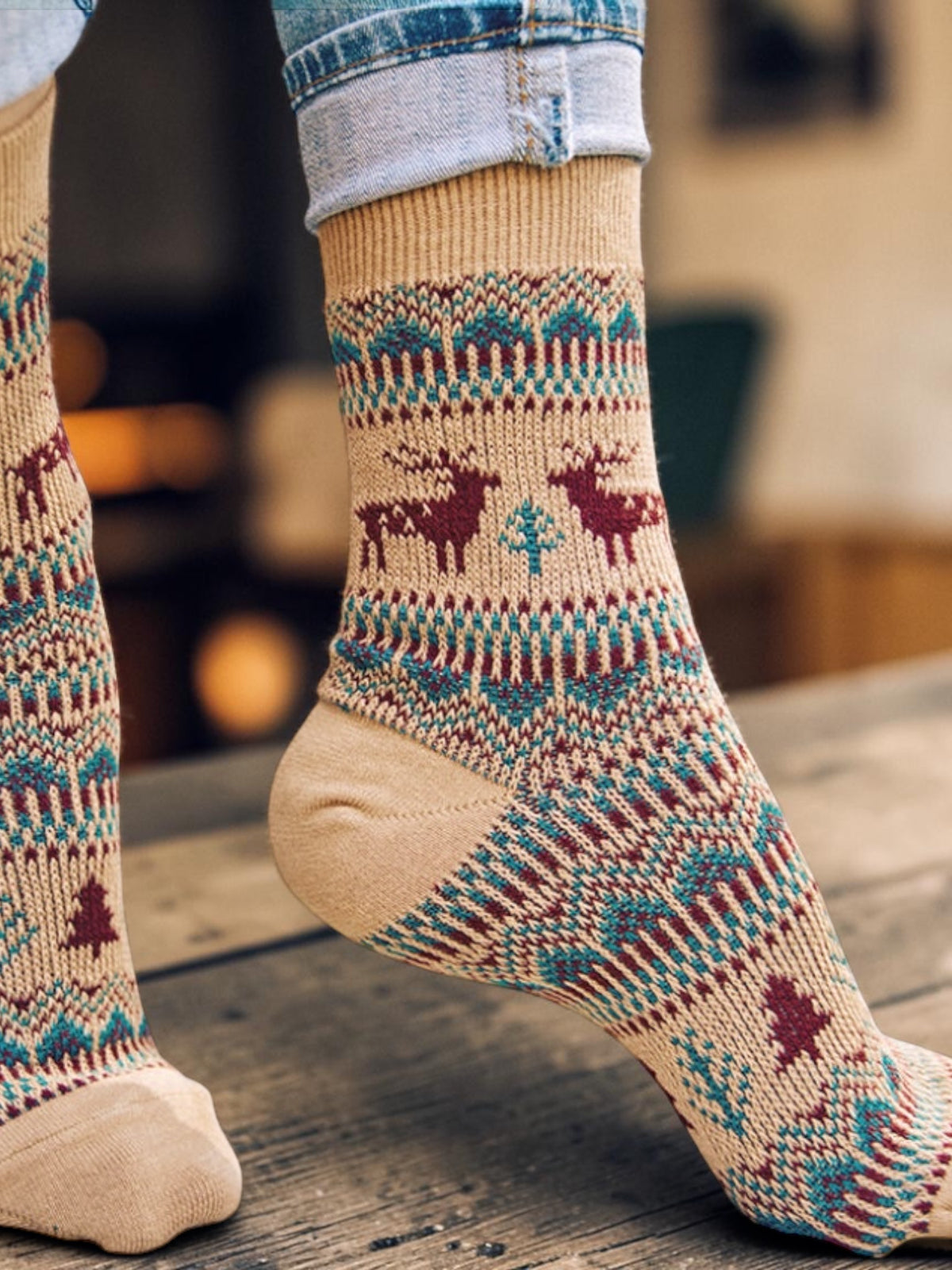 Deer Jacquard Collection, 2 colours