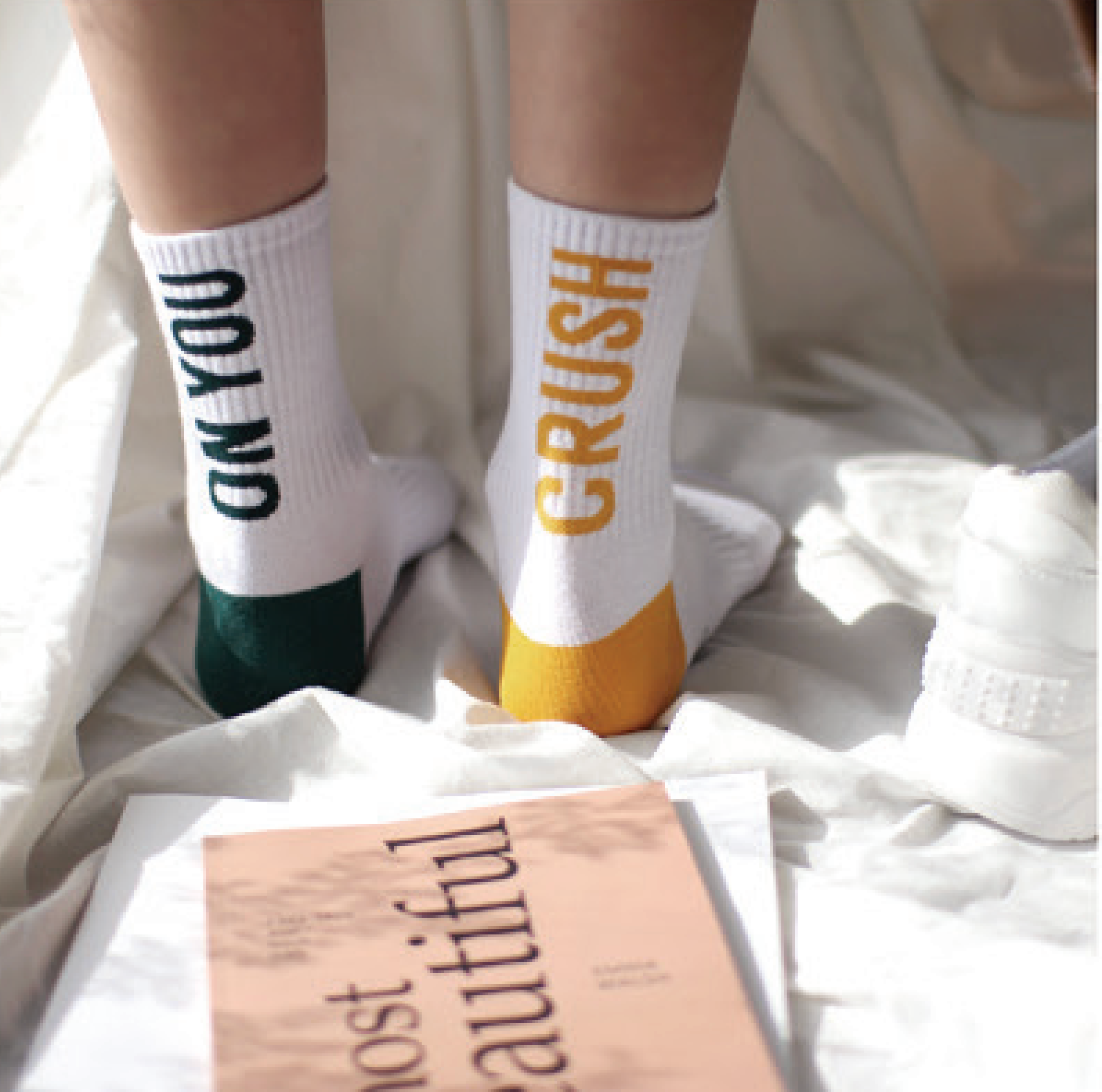 Crush On You Mix Match Cotton Crew Socks