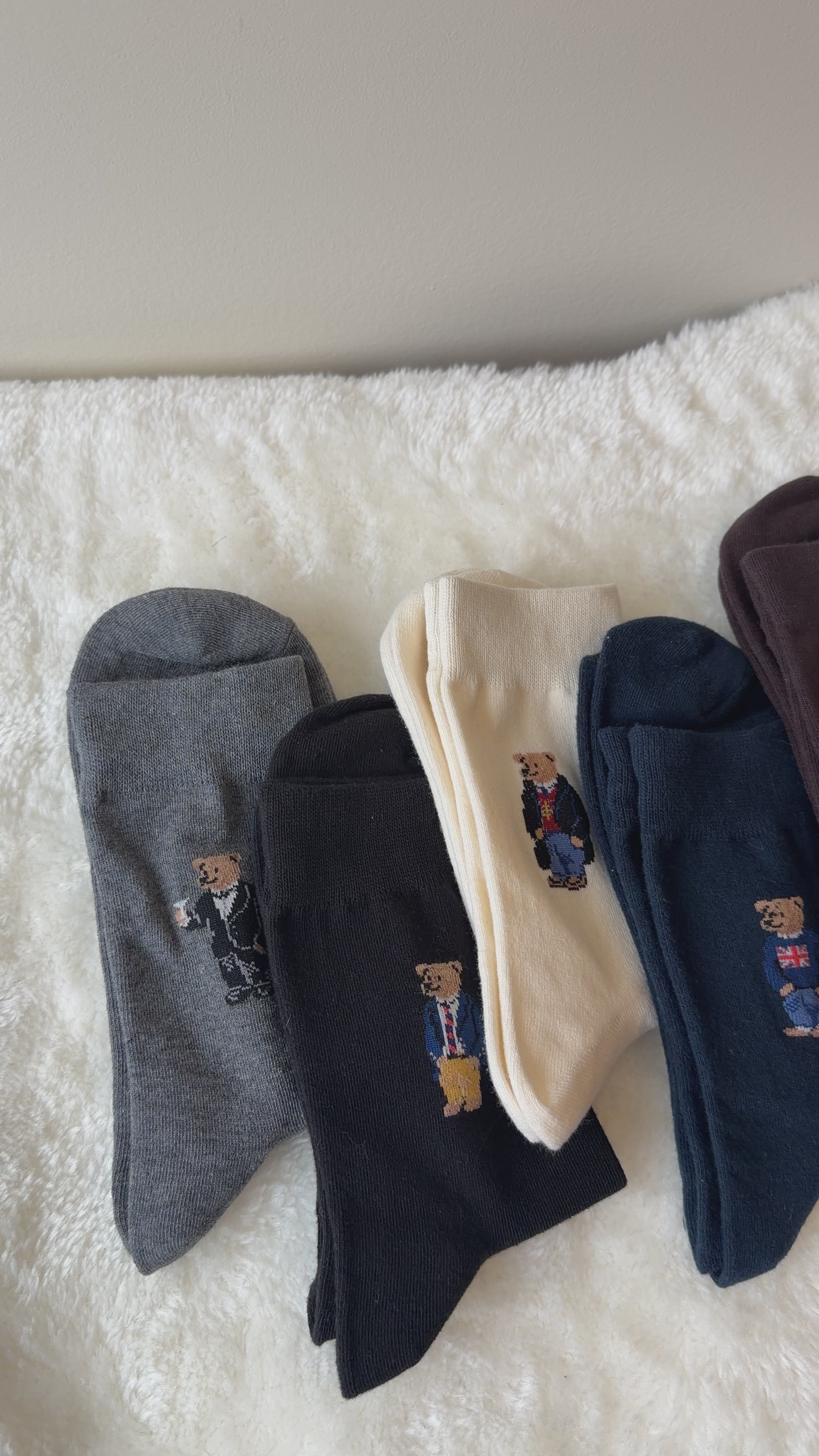 Dandy Bear Dress Socks